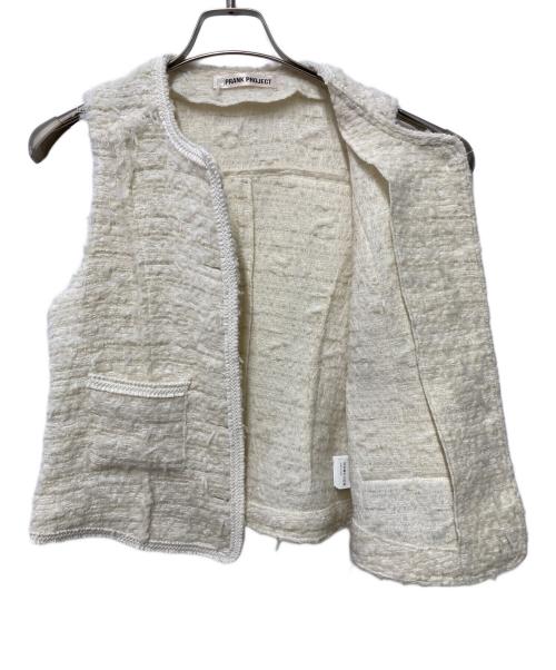 PRANK PROJECT（プランクプロジェクト）PRANK PROJECT (プランクプロジェクト) Tweed Vest アイボリー サイズ:表記無しの古着・服飾アイテム