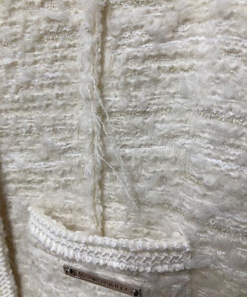 PRANK PROJECT（プランクプロジェクト）PRANK PROJECT (プランクプロジェクト) Tweed Vest アイボリー サイズ:表記無しの古着・服飾アイテム