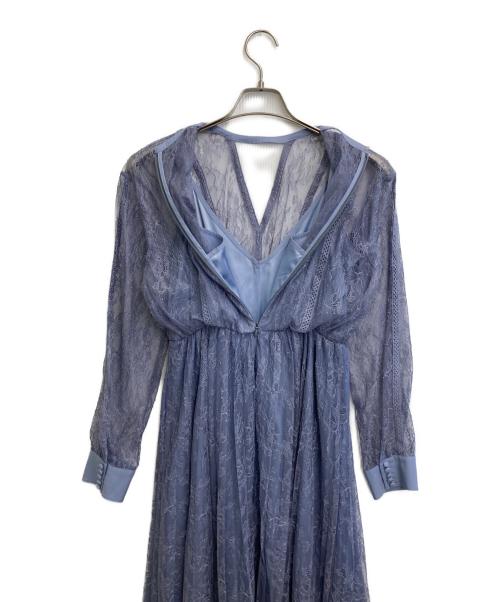 Ameri（アメリ）Ameri (アメリ) LACE PLEATS DRESS ブルー サイズ:SIZE Sの古着・服飾アイテム