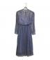 Ameri（アメリ）の古着「LACE PLEATS DRESS」｜ブルー