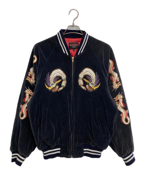 GREEMAN（グリーマン）Greeman (グリーマン) 別珍スカジャン ネイビー サイズ:SIZE Freeの古着・服飾アイテム