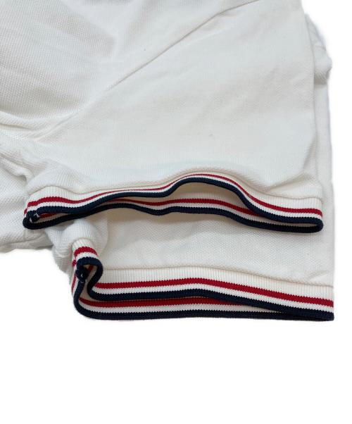 MONCLER（モンクレール）MONCLER (モンクレール) ポロシャツ ホワイト サイズ:Mの古着・服飾アイテム