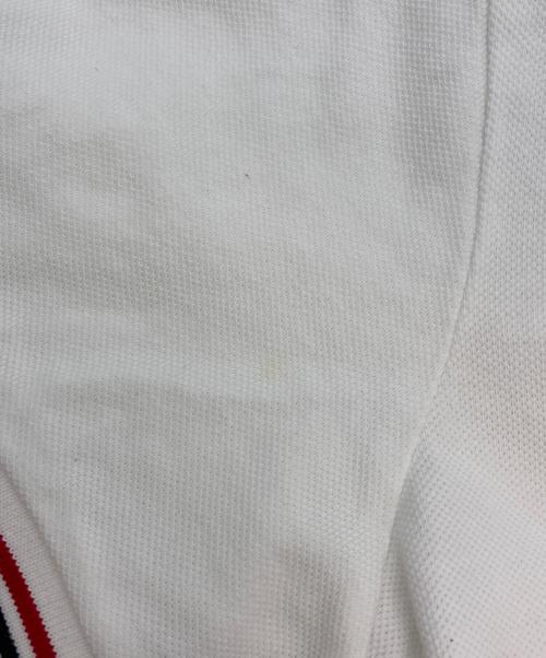 MONCLER（モンクレール）MONCLER (モンクレール) ポロシャツ ホワイト サイズ:Mの古着・服飾アイテム