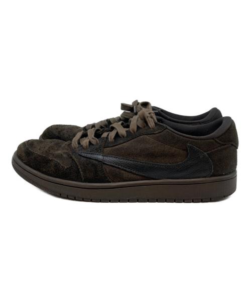 NIKE（ナイキ）NIKE (ナイキ) Travis Scott (トラヴィススコット) Air Jordan 1 Low OG SP ブラウン サイズ:SIZE 28cmの古着・服飾アイテム
