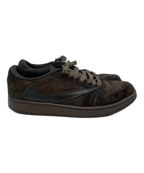 NIKE（ナイキ）NIKE (ナイキ) Travis Scott (トラヴィススコット) Air Jordan 1 Low OG SP ブラウン サイズ:SIZE 28cmの古着・服飾アイテム