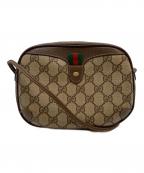 GUCCIグッチ）の古着「GGプラス シェリーラインショルダーバッグ」｜ブラウン