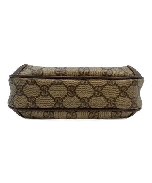 GUCCI（グッチ）GUCCI (グッチ) GGプラス シェリーラインショルダーバッグ ブラウンの古着・服飾アイテム