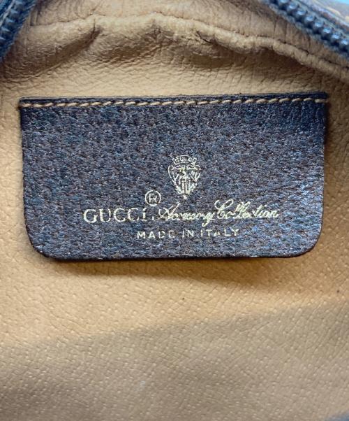 GUCCI（グッチ）GUCCI (グッチ) GGプラス シェリーラインショルダーバッグ ブラウンの古着・服飾アイテム