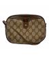 GUCCI（グッチ）の古着「GGプラス シェリーラインショルダーバッグ」｜ブラウン