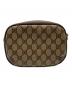 GUCCI (グッチ) GGプラス シェリーラインショルダーバッグ ブラウン：50000円