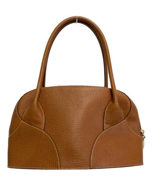 LOEWE（ロエベ）LOEWE (ロエベ) レザーハンドバッグ ブラウンの古着・服飾アイテム