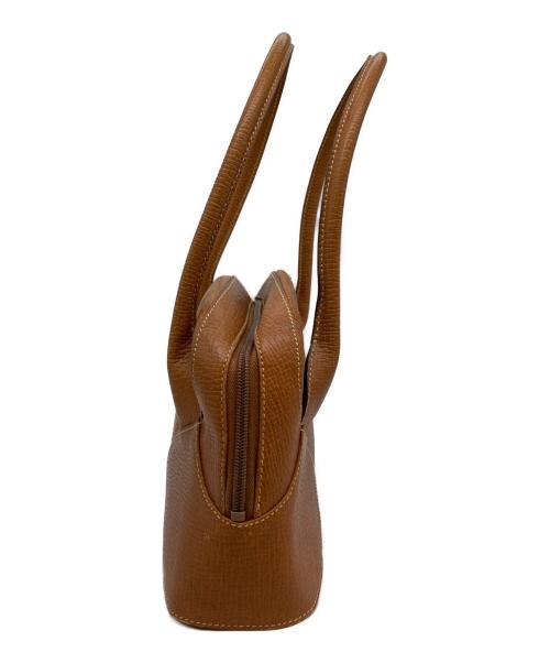 LOEWE（ロエベ）LOEWE (ロエベ) レザーハンドバッグ ブラウンの古着・服飾アイテム