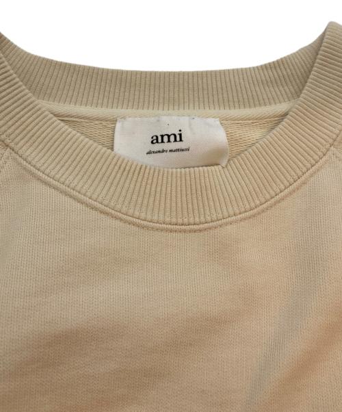 AMI Alexandre Mattiussi（アミアレクサンドルマテュッシ）AMI Alexandre Mattiussi (アミアレクサンドルマテュッシ) AMI DE COEUR U ハートロゴスウェット アイボリー サイズ:SIZE XXLの古着・服飾アイテム