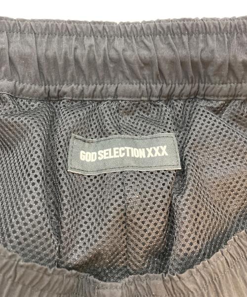 GOD SELECTION XXX（ゴッド セレクション トリプルエックス）GOD SELECTION XXX (ゴッド セレクション トリプルエックス) ナイロンパンツ ブラック サイズ:SIZE Sの古着・服飾アイテム