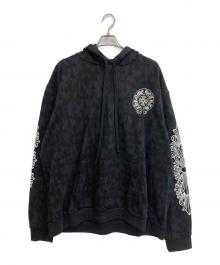 CHROME HEARTS（クロムハーツ）の古着「セメタリークロスプリントプルオーバーパーカー」｜ブラック