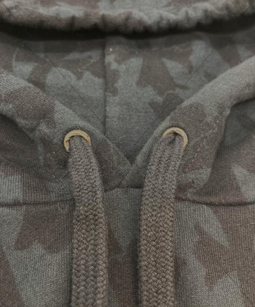 CHROME HEARTS（クロムハーツ）CHROME HEARTS (クロムハーツ) セメタリークロスプリントプルオーバーパーカー ブラック サイズ:XXLの古着・服飾アイテム
