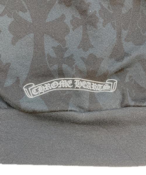 CHROME HEARTS（クロムハーツ）CHROME HEARTS (クロムハーツ) セメタリークロスプリントプルオーバーパーカー ブラック サイズ:XXLの古着・服飾アイテム