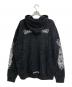 CHROME HEARTS (クロムハーツ) セメタリークロスプリントプルオーバーパーカー ブラック サイズ:XXL：200000円