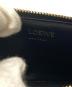 中古・古着 LOEWE (ロエベ) Repeat Coin Card Holder Emboss Silk Calf ブラック：27000円