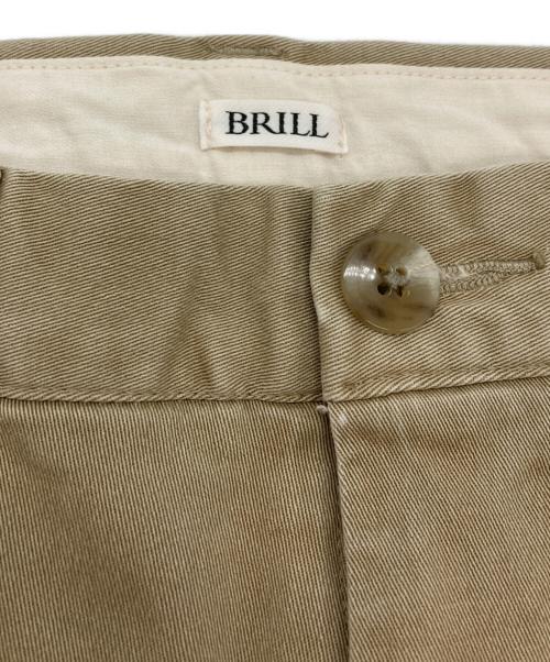 BRILL（ブリル）BRILL (ブリル) ダメージ加工ワイドパンツ ベージュ サイズ:SIZE 36の古着・服飾アイテム