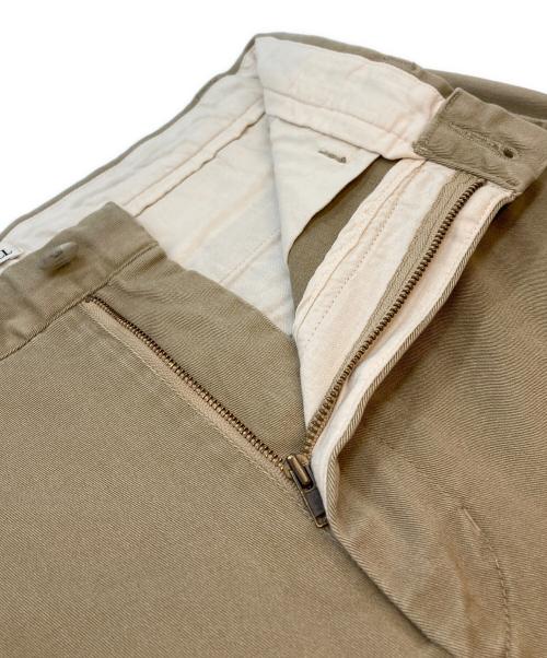 BRILL（ブリル）BRILL (ブリル) ダメージ加工ワイドパンツ ベージュ サイズ:SIZE 36の古着・服飾アイテム