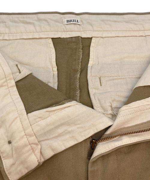 BRILL（ブリル）BRILL (ブリル) ダメージ加工ワイドパンツ ベージュ サイズ:SIZE 36の古着・服飾アイテム