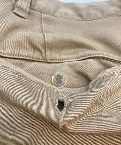 BRILL（ブリル）BRILL (ブリル) ダメージ加工ワイドパンツ ベージュ サイズ:SIZE 36の古着・服飾アイテム