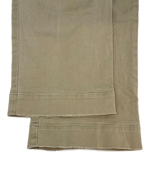 BRILL（ブリル）BRILL (ブリル) ダメージ加工ワイドパンツ ベージュ サイズ:SIZE 36の古着・服飾アイテム