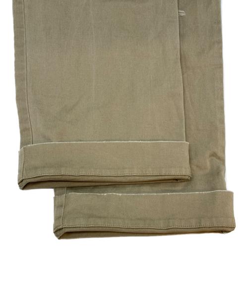 BRILL（ブリル）BRILL (ブリル) ダメージ加工ワイドパンツ ベージュ サイズ:SIZE 36の古着・服飾アイテム