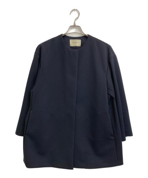 UNITED ARROWS（ユナイテッドアローズ）UNITED ARROWS (ユナイテッドアローズ) SPONGY Aライン ミドルコート ネイビー サイズ:SIZE 36の古着・服飾アイテム