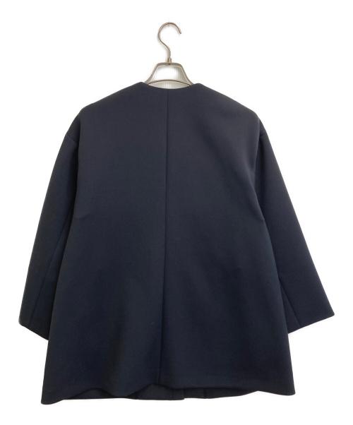 UNITED ARROWS（ユナイテッドアローズ）UNITED ARROWS (ユナイテッドアローズ) SPONGY Aライン ミドルコート ネイビー サイズ:SIZE 36の古着・服飾アイテム