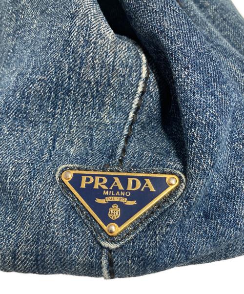 PRADA（プラダ）PRADA (プラダ) カナパ デニムトートバッグ L インディゴの古着・服飾アイテム
