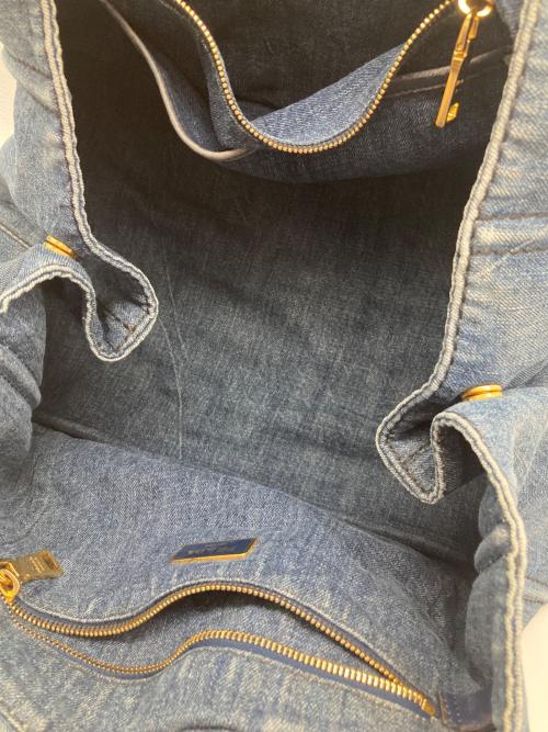 PRADA（プラダ）PRADA (プラダ) カナパ デニムトートバッグ L インディゴの古着・服飾アイテム