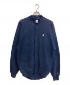 Champion REVERSE WEAVEチャンピオン リバース ウィーブ）の古着「90S スナップカーディガン」｜ネイビー