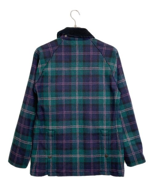 Barbour（バブアー）Barbour (バブアー) SL Bedale Wool Tartan グリーン×ピンク サイズ:SIZE 36の古着・服飾アイテム