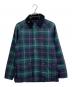 Barbour（バブアー）の古着「SL Bedale Wool Tartan」｜グリーン×ピンク