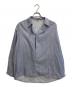 AURALEE（オーラリー）の古着「GIZA LIGHT WEIGHT DOUBLE-CLOTH P/O SHIRTS」｜ブルー×ホワイト