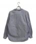 AURALEE (オーラリー) GIZA LIGHT WEIGHT DOUBLE-CLOTH P/O SHIRTS ブルー×ホワイト サイズ:SIZE 3：11000円