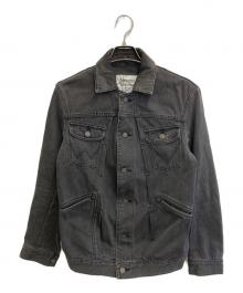 Vivienne Westwood man（ヴィヴィアン ウェストウッド マン）の古着「バックペイントデニムジャケット」｜グレー