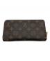 LOUIS VUITTON (ルイ ヴィトン) ジッピー ウォレット ブラウン：18000円