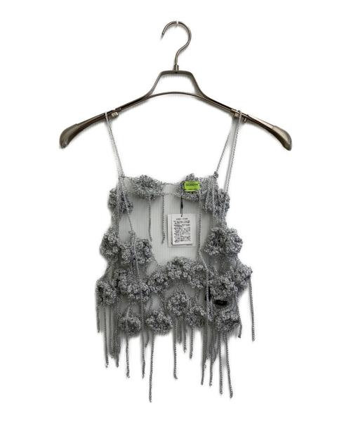ODAKHA（オダカ）ODAKHA (オダカ) silver lame flower bustier B シルバー サイズ:SIZE Free 未使用品の古着・服飾アイテム