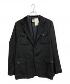 ARMANI COLLEZIONIアルマーニ コレツィオーニ）の古着「カシミヤ混4PKジャケット」｜ブラック