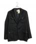 ARMANI COLLEZIONI（アルマーニ コレツィオーニ）の古着「カシミヤ混4PKジャケット」｜ブラック