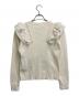 Her lip to (ハーリップトゥ) Ruffle Pleated Knit Cardigan アイボリー サイズ:SIZE M：8000円