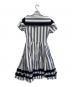 Vivienne Westwood RED LABEL (ヴィヴィアンウエストウッドレッドレーベル) マリンストライプドレス グレー×ホワイト サイズ:SIZE 00：25000円