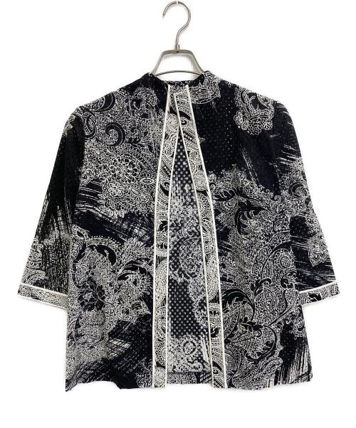 LEONARD FASHION（レオナールファッション）LEONARD FASHION (レオナールファッション) レースカーディガン ブラック サイズ:38の古着・服飾アイテム