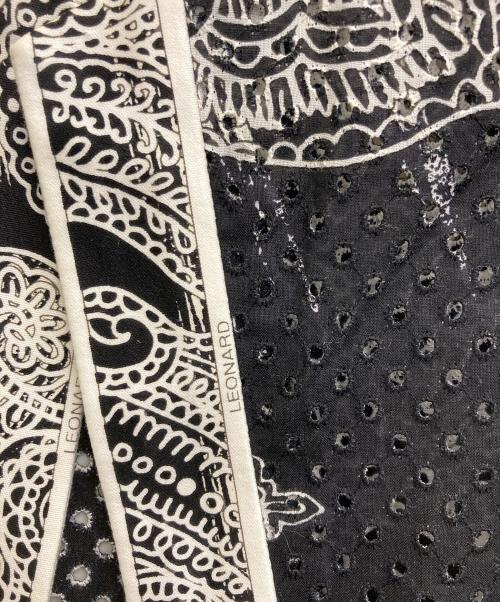 LEONARD FASHION（レオナールファッション）LEONARD FASHION (レオナールファッション) レースカーディガン ブラック サイズ:38の古着・服飾アイテム