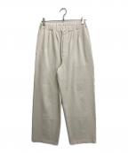 concauseコンコース）の古着「PLATING PANTS」｜アイボリー