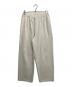 concause（コンコース）の古着「PLATING PANTS」｜アイボリー