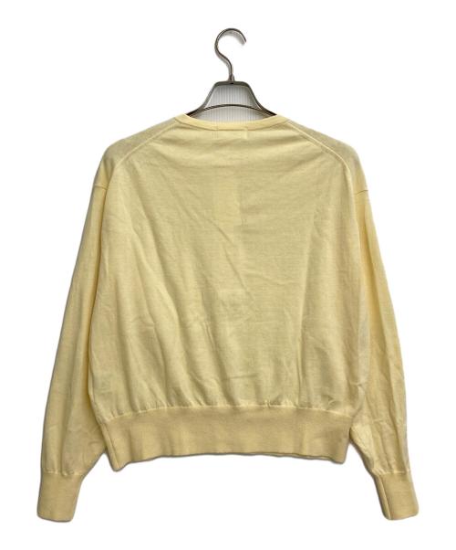 KAGURE（カグレ）KAGURE (カグレ) コットンカシミヤヘンリーネックニット イエロー サイズ:SIZE Free 未使用品の古着・服飾アイテム